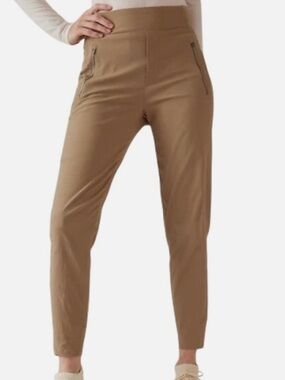 Athleta Trekkie North Jogger Pants Women 14 Sun Brown Sporty Hiking Travel
